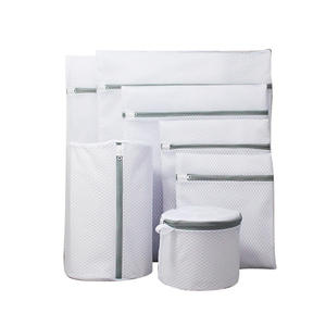 Sac à linge vintage pliable en maille polyester noire pour lingerie et <span class=keywords><strong>soutien</strong></span>-<span class=keywords><strong>gorge</strong></span>, pour paniers et rangement - Product Image 1