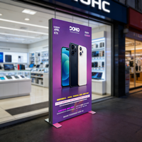 Murs d'affichage rétroéclairés pour salons professionnels, murs arrière portables éclairés, boîte à lumière publicitaire LED, mur publicitaire en tissu