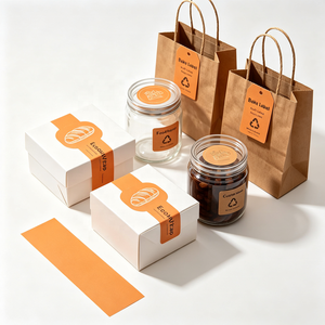 Self Adhesive Labels Removable Custom Printed Vinyl <b>Stickers</b> Brand Logo Carton Box Packaging Waterproof Die Cut - Product Image 5