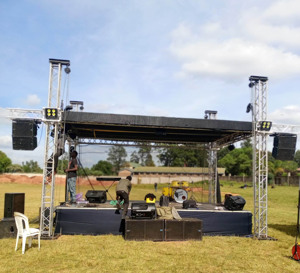 Système de toiture en treillis d'aluminium à dôme arqué pour scène, structure de toit en treillis pour concert - Product Image 3