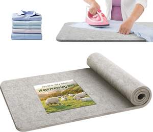 <span class=keywords><strong>Tapis</strong></span> <span class=keywords><strong>de</strong></span> pressage en laine 22" x 60" pour le quilting, <span class=keywords><strong>tapis</strong></span> <span class=keywords><strong>de</strong></span> <span class=keywords><strong>repassage</strong></span> portable en laine, housse <span class=keywords><strong>de</strong></span> planche à repasser 100% laine feutrée pour les quilteurs et projets <span class=keywords><strong>de</strong></span> couture - Product Image 1