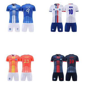 Grosir Seragam Olahraga Putih Dewasa dan Anak-anak, Perlengkapan Sepak Bola Pria Cepat Kering Bersirkulasi Udara - Product Image 6