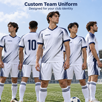 Maillot de football personnalisé à motif dégradé à pois, 100 % polyester respirant et à séchage rapide, uniforme d'équipe de football entièrement sublimé