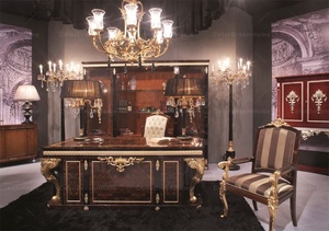 Rococo-muebles de lujo, conjunto de mesa <span class=keywords><strong>y</strong></span> silla de <span class=keywords><strong>oficina</strong></span> - Product Image 3
