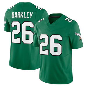 Maillots de sport en gros 2026 – Maillot de football brodé Saquon Barkley 26, 1 Hurt, Smith, Kelce, <span class=keywords><strong>Kelly</strong></span> Green – Qualité supérieure, prêt à être expédié - Product Image 3
