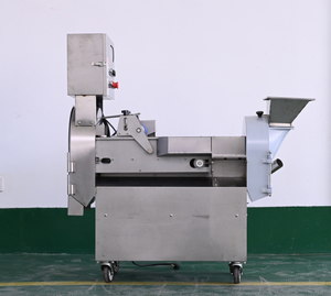 Machine de découpe industrielle et commerciale automatique pour oignons, gingembre, choux, fruits et légumes à feuilles, avec fonctions de hachage et de tranchage - Product Image 6