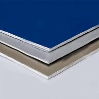 Plaques d'aluminium haute brillance résistantes aux rayures, plaques de bardage composite Alucobond pour application hôtelière