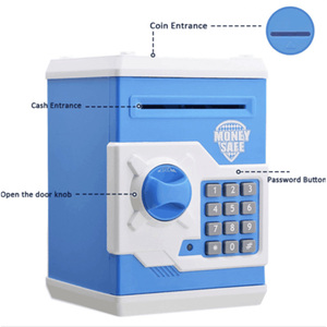Mini Cajero Automático de Juguete con Forma de Cerdito, Caja Fuerte Electrónica con Contraseña, Juguete de Banco de Dinero con Música, Juguetes de Banco para Ahorrar Dinero, Cajas de Dinero - Product Image 6
