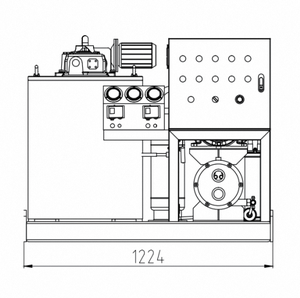 5 Tonnen Flocken eismaschine Kommerzielle Eismaschine aus Edelstahl in Lebensmittel qualität für die Verarbeitung von Meeres früchten - Product Image 3