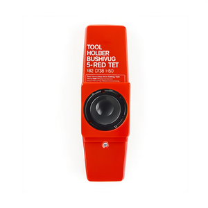 Support d'outil Fami, embout conique Morse 5, couleur rouge, L82 D138 H50, pour outils de coupe - Product Image 3