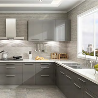 Armoire de cuisine en acier inoxydable de style industriel personnalisée Prima, antirouille, imperméable, pour appartement et cuisine commerciale