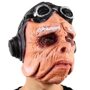 Masque intégral en latex pour cosplay, costume de fermier Steam, Ugnaught Kuiil, accessoires de fête pour Halloween et Noël - Product Image 3