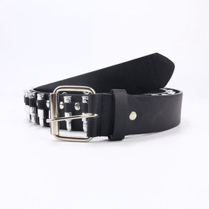 Ceinture en PU haut de gamme pour femmes, texture givrée, nouvelle conception transfrontalière, épingle décorative pour vêtements, en alliage, Jessi JE5941 - Product Image 3