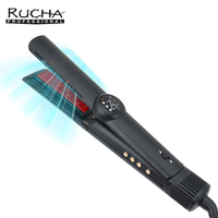 RUCHA Nouveau Styler à Air Chaud 2-en-1 Humide et Sec, Lisseur et Sèche-Cheveux Haute Vitesse BLDC, Fer Plat Multifonctionnel