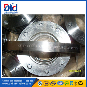 หน้าแปลนแบบพิเศษทำจา<span class=keywords><strong>ก</strong></span>สแตนเลสสตีลแบบหน้าแปลนแบบเลื่อนได้มีขอบเชื่อมแบบหกเหลี่ยมขอบคอเชื่อมใต้พื้นสำหรับการใช้งานบนผนัง - Product Image 2