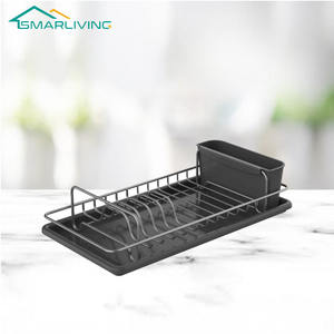 <span class=keywords><strong>Escurridor</strong></span> <span class=keywords><strong>de</strong></span> <span class=keywords><strong>platos</strong></span> <span class=keywords><strong>de</strong></span> fregadero <span class=keywords><strong>de</strong></span> cocina <span class=keywords><strong>de</strong></span> hierro con estante <span class=keywords><strong>de</strong></span> secado <span class=keywords><strong>de</strong></span> Metal, estante <span class=keywords><strong>de</strong></span> almacenamiento y cesta <span class=keywords><strong>de</strong></span> utensilios extraíble <span class=keywords><strong>de</strong></span> plástico - Product Image 1