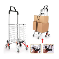 Guanriver Portable Pliant Pliable Panier Avec Roues Monter Escalier Chariot