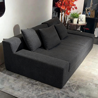 Sofa Bed Lipat Modular Modern dengan Desain Lembut untuk Kamar Tidur, Ruang Tamu, Hotel, Apartemen, dan Penggunaan di Gym, Dapat Dilepas dan Dicuci