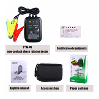 Détecteur de séquence de phase DUOYI DYXZ-02, testeur de circuit triphasé, détecteur sans contact, compteur de phase, affichage LED