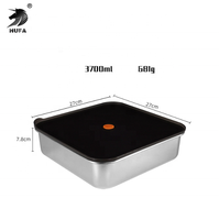 Nouvelle couverture hermétique en silicone pour récipient de four, boîte à lunch en acier inoxydable pour fruits et légumes, idéale pour le dîner