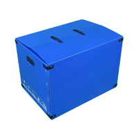 Boîte pliable personnalisée en carton alvéolaire PP, conteneur de stockage en plastique ondulé réutilisable pour la logistique et l'entrepôt