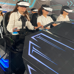 Simulateur de courses professionnelles Vr 9D pour 6 personnes, simulateur Vr d'intérieur avec 6 sièges avec simulateur de mouvement 6Dof Servo <span class=keywords><strong>Drive</strong></span> - Product Image 4