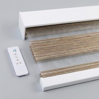 Persianas Eléctricas Zebra Más Vendidas, Control Remoto Inteligente, Persianas Automáticas de Doble Capa, Persianas Motorizadas Zebra para Habitaciones Infantiles y Oficinas