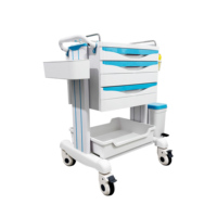 Chariot d'urgence ABS, chariot à médicaments d'hôpital, chariot à médicaments mobile