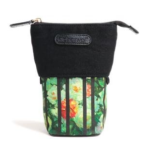 प्यारा कस्टम स्कूल बच्चों वापस लेने योग्य स्टेशनरी पेंसिल मामले कैनवास कलम बैग धारक बड़ी क्षमता पेंसिल पाउच धारक - Product Image 2