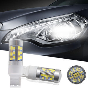 Bombillas LED para coche T20, luces direccionales, luces de freno, decodificador CANBUS, antiparpadeo, luces traseras de alto brillo 105. - Product Image 4