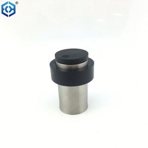 Tope de puerta montado en la pared de goma de acero inoxidable hueco barato - Product Image 5