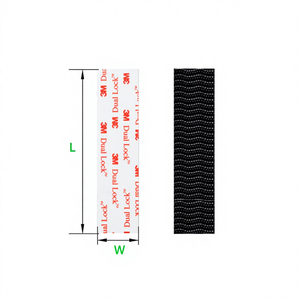 เทปกาวติดตั้งแบบล็อคคู่ 3M SJ3550 รูปทรงสี่เหลี่ยมผืนผ้า ขนาด 25.4x100 มม. 4 ชิ้น ระบบยึดติดที่สะดวก - Product Image 1