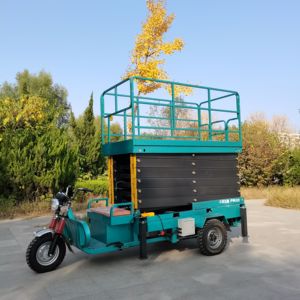Camioneta Elevadora de Alta Calidad de 8 Metros para Instalación y Mantenimiento de Alumbrado Público, Triciclo con Plataforma Elevadora de Tijera - Product Image 5