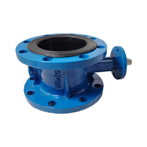 Válvula de Mariposa Eléctrica de Doble Brida de Hierro Dúctil de Alto Rendimiento con Control Automático/Manual para Agua DN50-DN750 Personalizada Azul - Product Image 4