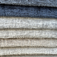 Tissu d'ameublement, matière première textile, recyclage, polyester, chenille, tissu pour canapé, Ness