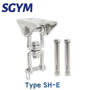 Inoxydable ss304 <span class=keywords><strong>suspension</strong></span> matériel balançoire <span class=keywords><strong>crochet</strong></span> de <span class=keywords><strong>plafond</strong></span> avec D manille tenture murale kit <span class=keywords><strong>pour</strong></span> hamac de yoga sur chaise boxe - Product Image 2