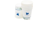 Gobelets en papier imperméables à paroi simple, enduits de PE, 200 ml, rouleaux jumbo (170-350 GSM) pour café, vin, whisky, tequila, boissons énergisantes