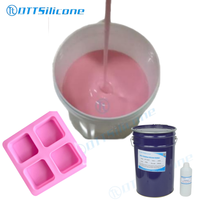 Caoutchouc de silicone de moule souple pour la fabrication de moules en béton caoutchouc de silicone rtv-2 liquide