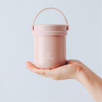10oz Haute Qualité Mini En Acier Inoxydable Isolé Sous Vide Thermos Alimentaire Flacon Conteneur avec Poignée
