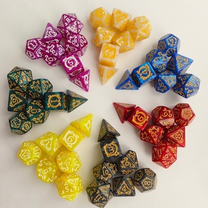Ensemble de <span class=keywords><strong>dés</strong></span> polyédriques D20 en acrylique personnalisés en usine, <span class=keywords><strong>dés</strong></span> à 20 faces de 20 mm pour jeux de société et de rôle, directement de l'usine - Product Image 2