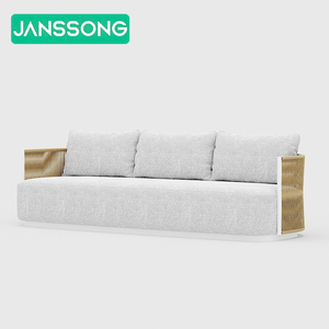 Ensemble de mobilier d'extérieur : Canapés de jardin, mobilier de jardin en métal, mobilier de piscine, canapé en rotin, ensemble de patio, canapé moderne en corde pour jardin et piscine - Product Image 5