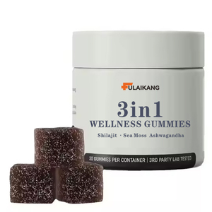Gommose di Miele di Manuka Biologico e Shilajit 3 in 1 con Muschio Marino e Ashwagandha, Integratore per il Benessere Testato in Laboratorio di Terze Parti - Product Image 1