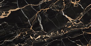 Orientbell Vitrifié (GVT) 600X1200 DR Super Gloss Portoro Gold Marble Glossy Finish Grands Carreaux Grand Mur Carreaux de Porcelaine pour Sol - Product Image 3