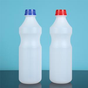 Bouteille en plastique pour boissons 1L 1.25L avec bouchon à vis, forme ronde, emballage pour vin et boissons - Product Image 3