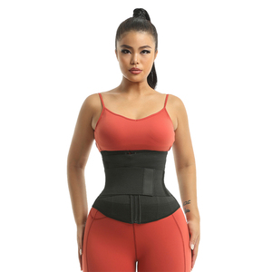 Banda envolvente <span class=keywords><strong>de</strong></span> protección <span class=keywords><strong>de</strong></span> cintura <span class=keywords><strong>de</strong></span> neopreno 2 en 1, soporte Lumbar para la espalda, moldeador <span class=keywords><strong>de</strong></span> cuerpo <span class=keywords><strong>de</strong></span> vientre plano ajustable, entrenador <span class=keywords><strong>de</strong></span> cintura para mujer - Product Image 2