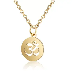 Inspired Jewelry High quality stainless steel religious pendant necklace gold plated free custom holiday gift for wedding partie