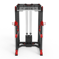 REYK Ultimate Cable Cross Fly Trainer Commercial Multi Functional Power Cage Smith Machine Gym Strength Training Equipment