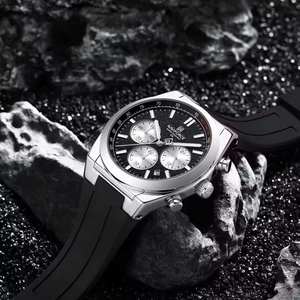 Montres de sport de plein air NAVIFORCE 8080 pour homme, chronographe, calendrier, lumineuses, étanches, montres-bracelets pour homme, Relojes - Product Image 5