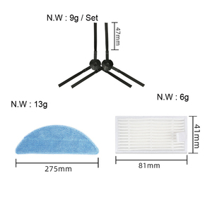 2 pièces de remplacement de la brosse latérale du robot noir pour l'aspirateur robot <span class=keywords><strong>Ilife</strong></span> V3 V3S V5 <span class=keywords><strong>V5S</strong></span> A6 A4 A4s <span class=keywords><strong>PRO</strong></span> - Product Image 6