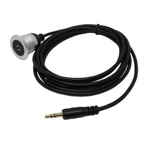 Câble d'extension stéréo 3,5 mm 3 cœurs 3P femelle vers mâle à montage sur panneau, connecteur <span class=keywords><strong>audio</strong></span> TRS AUX 3,5 mm à montage affleurant - Product Image 4